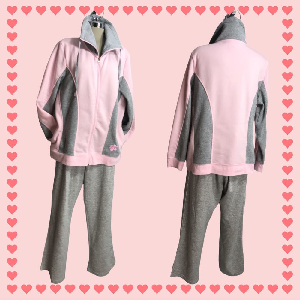 Cure Foundation Pink and Grey Track Sweet Size XXL